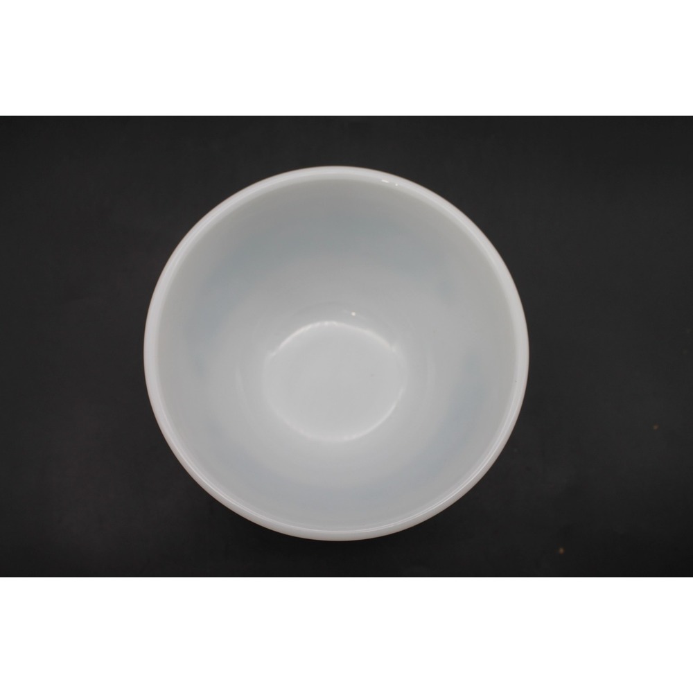 Vintage Pyrex Horizon Blue Nesting Mixing Bowls Set of 2 White Milk Glass USA - Picture 15 of 16